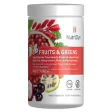 Kids Fruits & Greens - Daily Drink with the Antioxidant Power of 20+ Servings of Fruits & Vegetables!