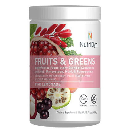 Fruits & Greens - Daily Drink with the Antioxidant Power of 20+ Servings of Fruits & Vegetables!◆ Available in 9 Delicious Flavors!